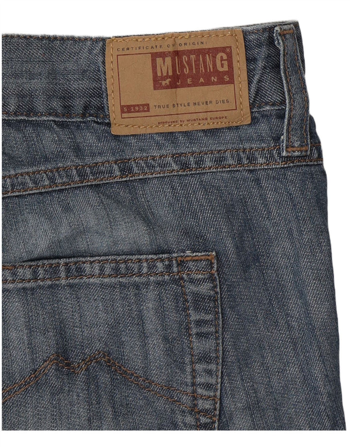 MUSTANG Short en Jean Femme W31 Coton Bleu Moyen