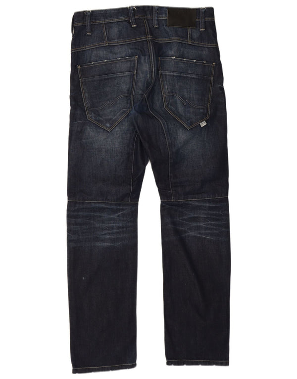 Jack & Jones Jean droit anti-ajustement W32 L32 bleu coton pour homme