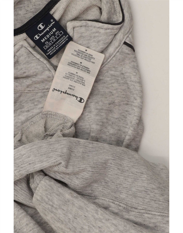 Champion Veste de Survêtement Homme Gris Moyen Colourblock Coton