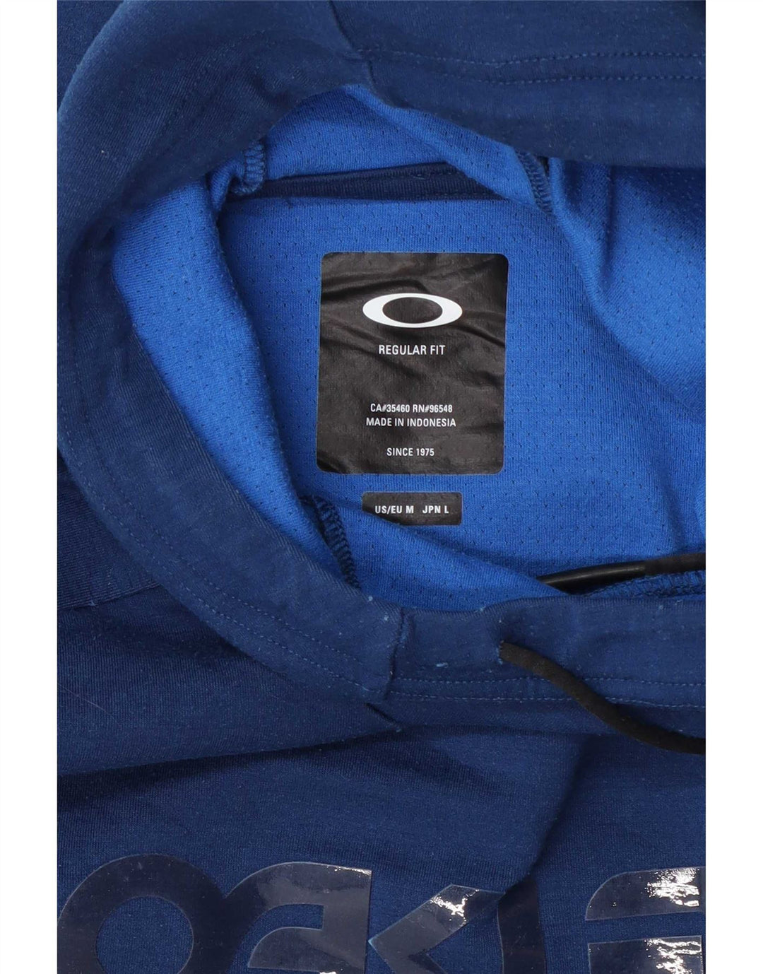 Oakley Pull à Capuche Graphic Regular Fit Homme Bleu Moyen