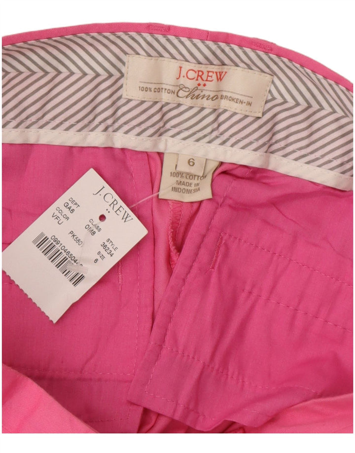 J. CREW Short Chino Femme US 6 Medium W32 Coton Rose