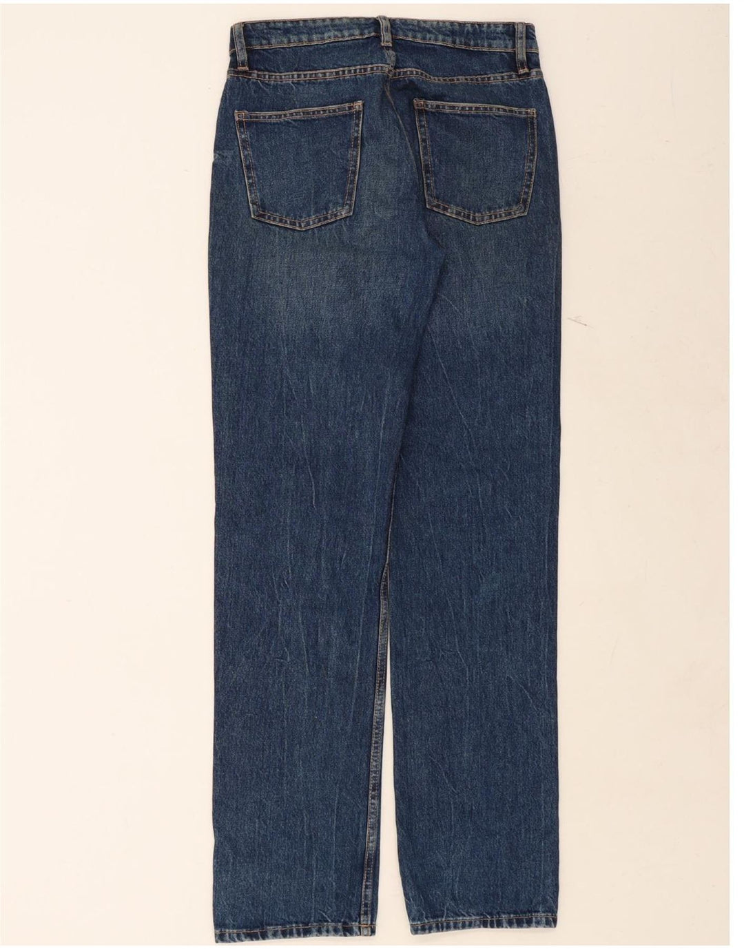 ZARA Womens Straight Jeans EU 38 Small W28 L35 Blue Vintage Zara and Second-Hand Zara from Messina Hembry 
