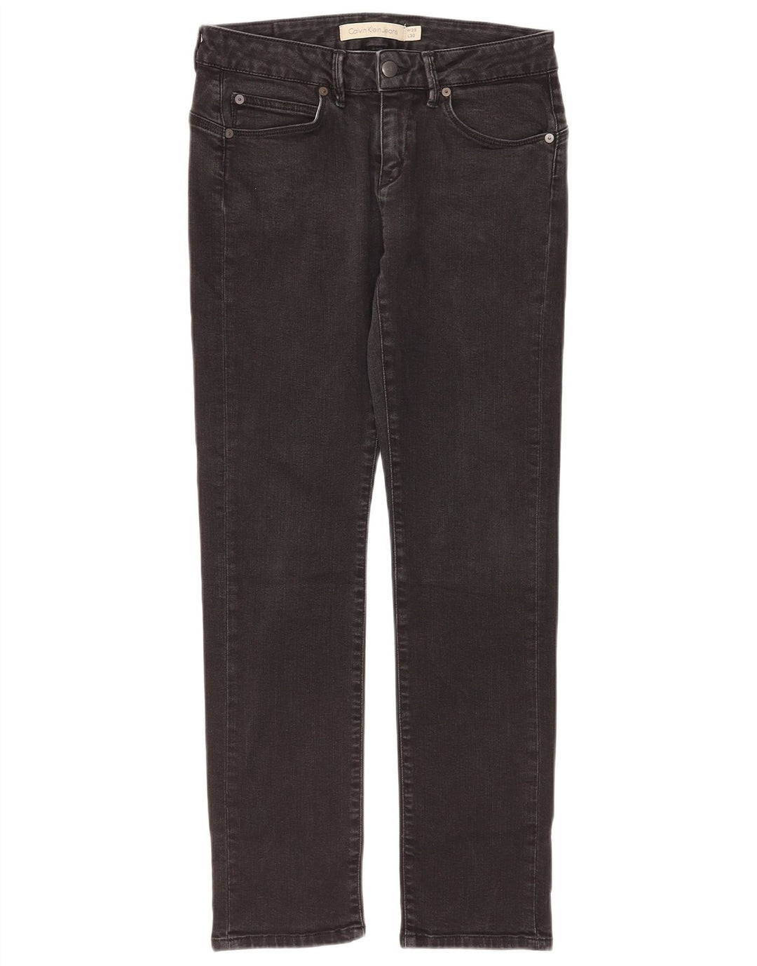 Calvin Klein Jean Slim Femme W29 L30 Gris