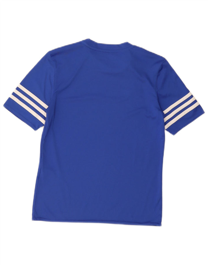 Adidas Garçons Climalite T-Shirt Top 11-12 ans Grand Bleu Polyester