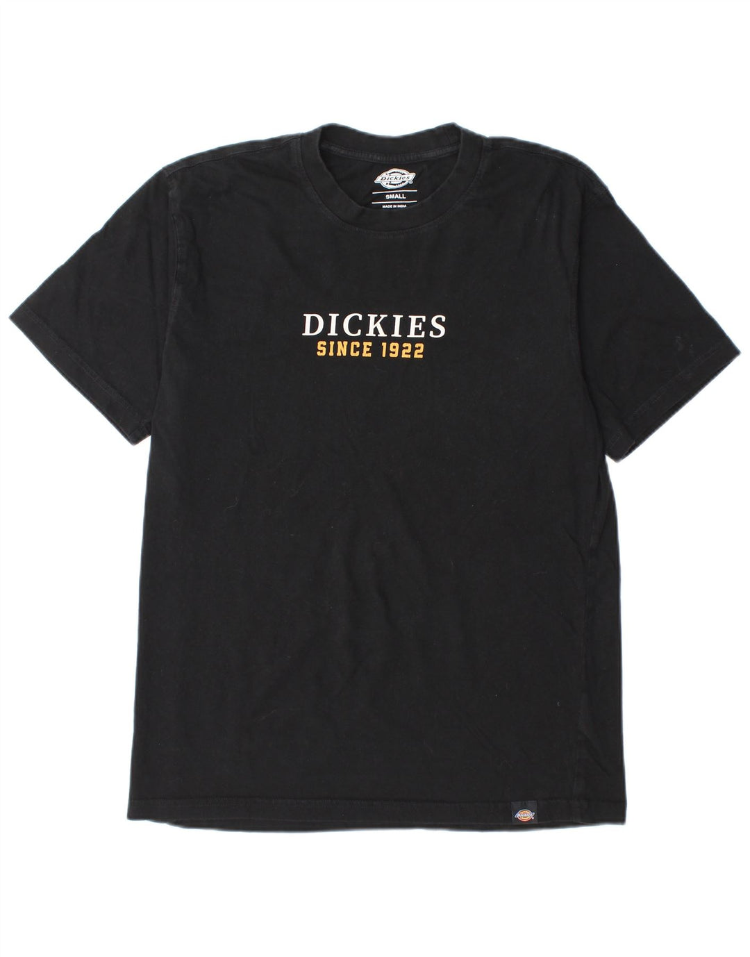 DICKIES T-shirt graphique pour hommes, petit haut en coton noir