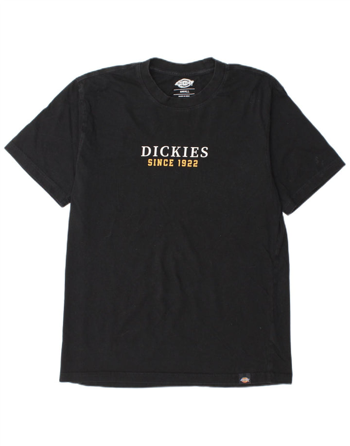 DICKIES T-shirt graphique pour hommes, petit haut en coton noir
