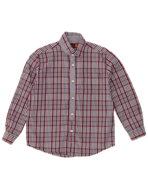 Chemise Ben Sherman pour garçon 7-8 ans en coton à carreaux bleu marine