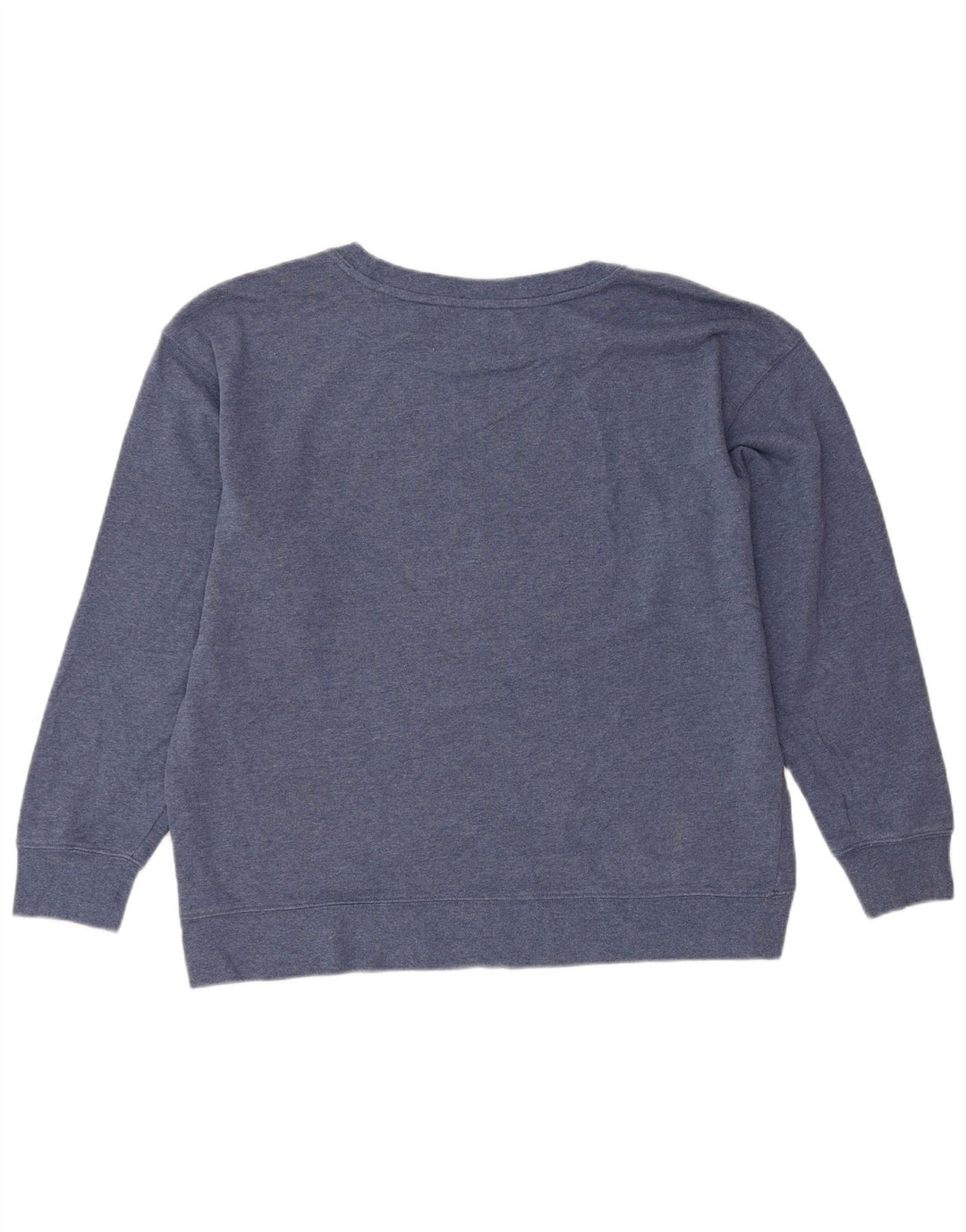 CALVIN KLEIN JEANS Sweat-shirt graphique pour femme UK 16 Large Bleu