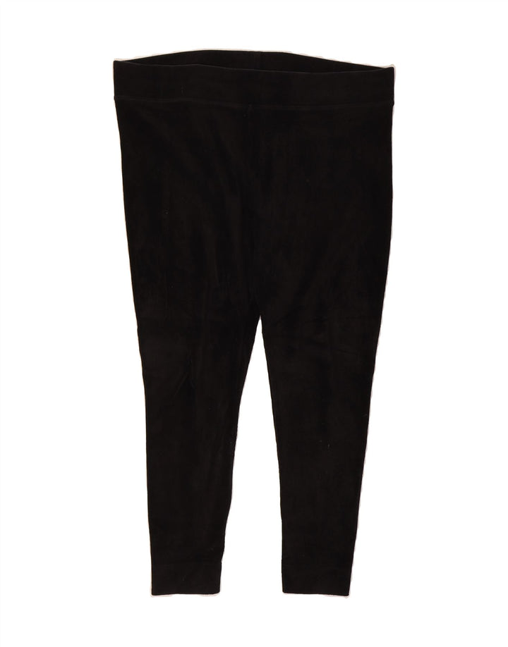 MARKS & SPENCER Womens Leggings UK 22 3XL  Black Cotton Vintage Marks & Spencer and Second-Hand Marks & Spencer from Messina Hembry 