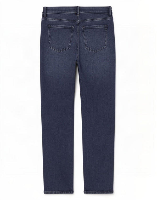 Marks & Spencer Jean droit pour femme UK 14 Large W32 L29 Bleu marine