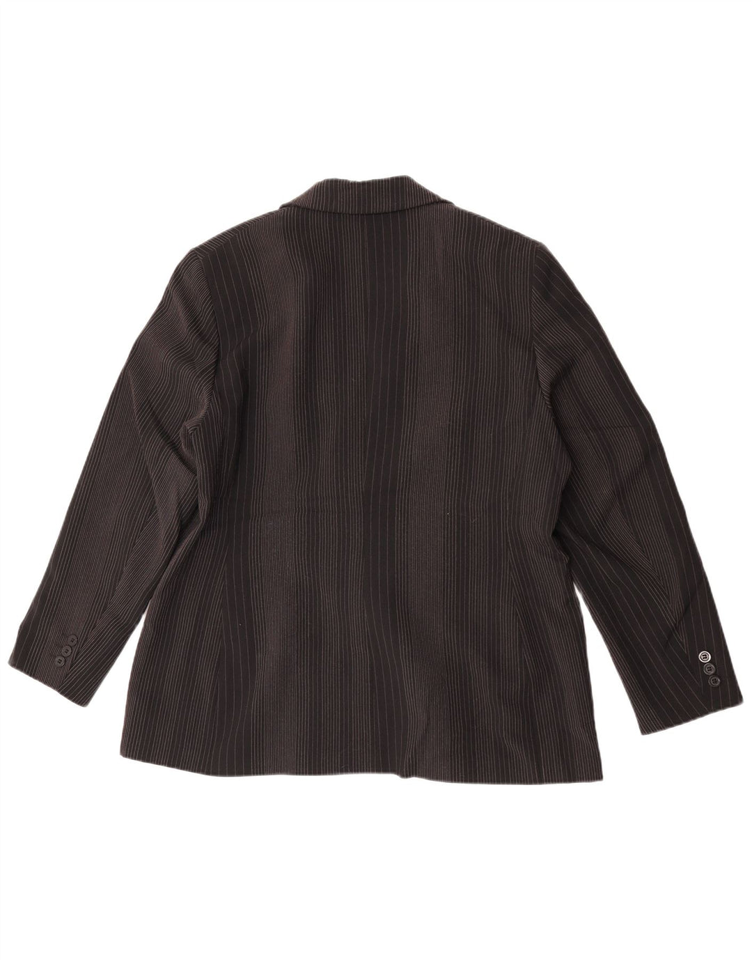 Marks & Spencer Veste blazer à 2 boutons pour femme UK 14 Grandes rayures noires