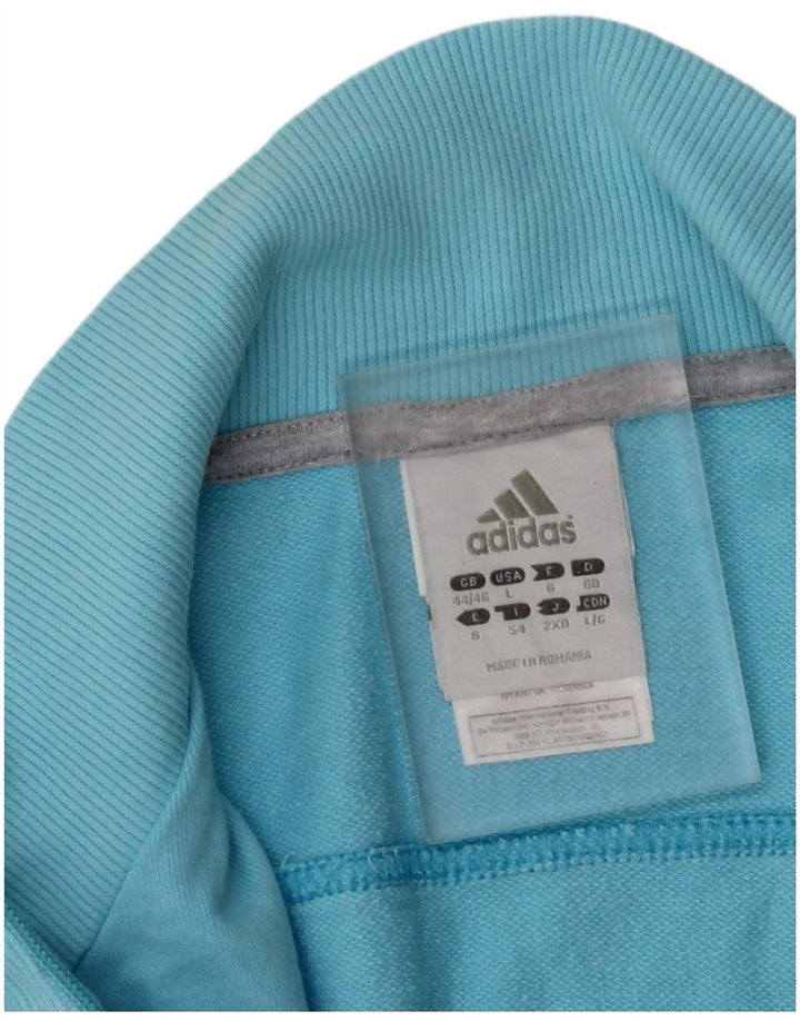 ADIDAS Veste de survêtement pour femme EU 44/46 Large Bleu Coton