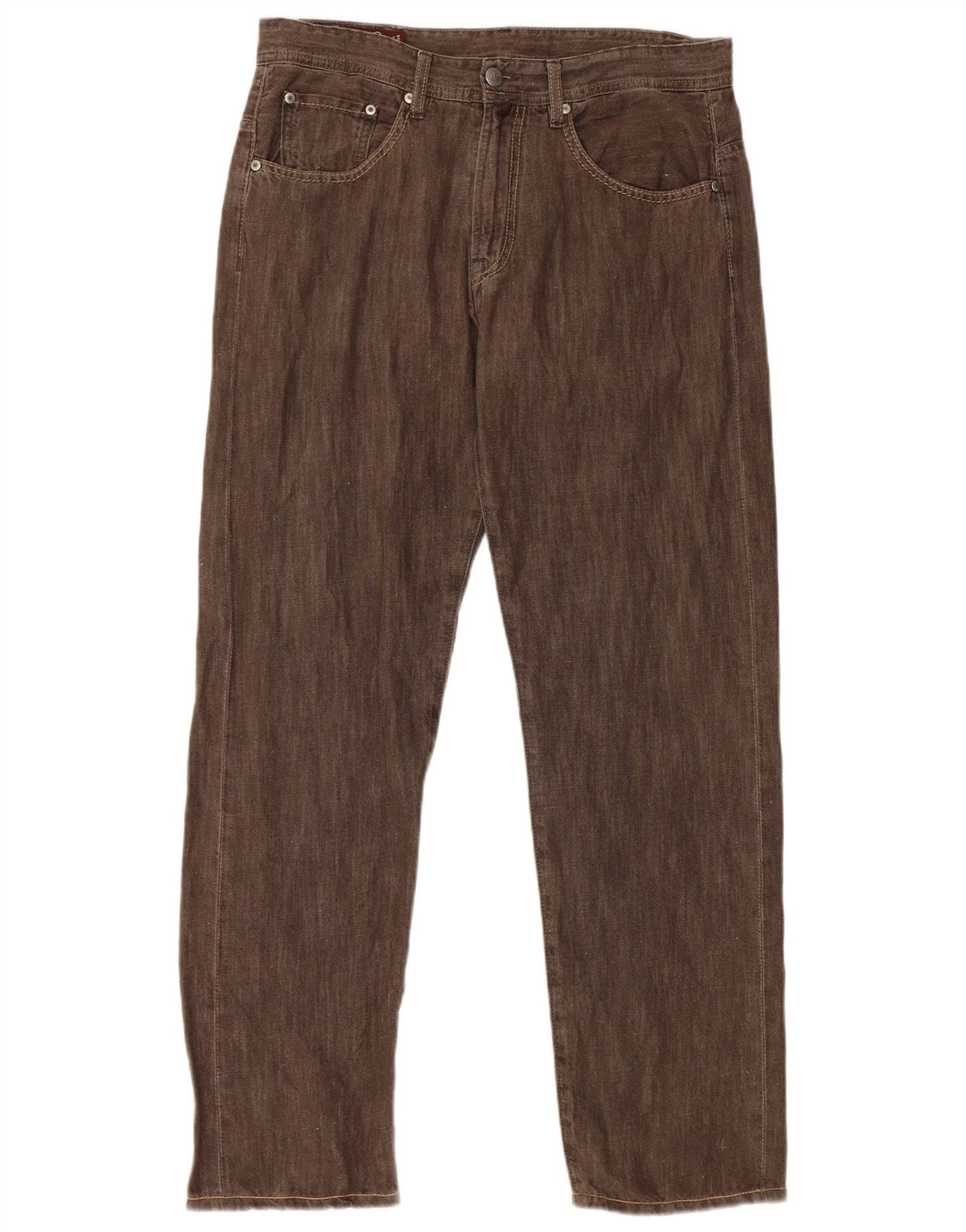 Marlboro Classics Jean droit homme W33 L30 coton marron