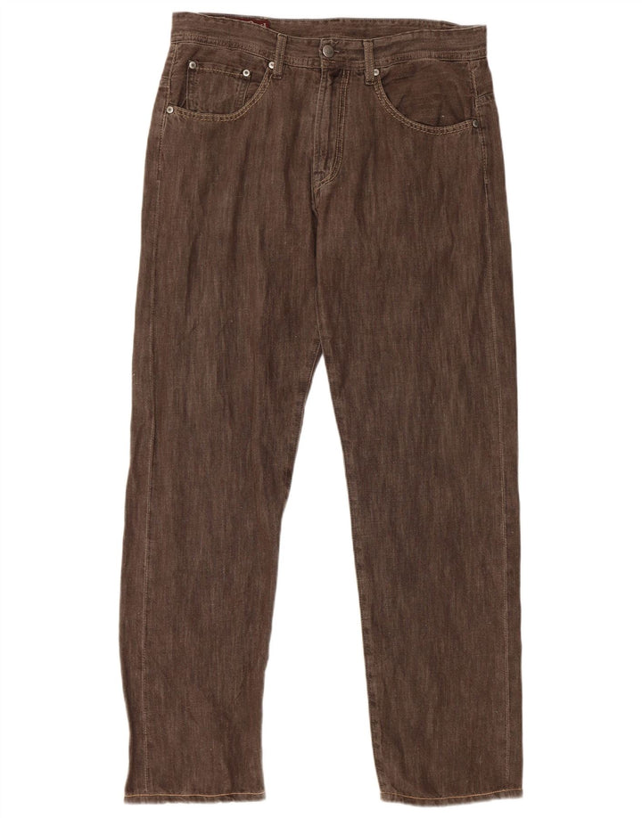 Marlboro Classics Jean droit homme W33 L30 coton marron