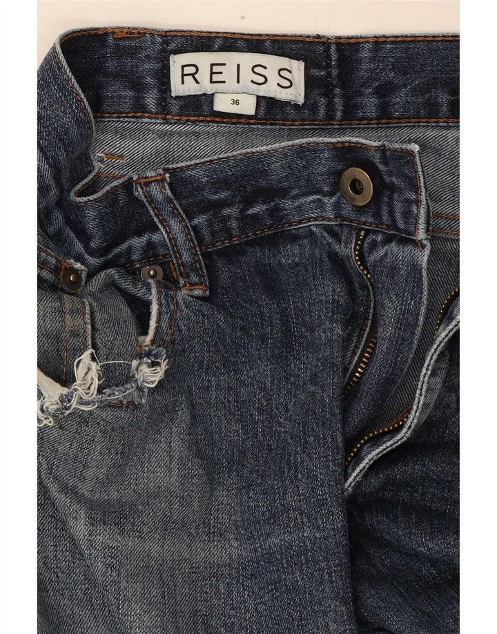 Reiss Jean droit W36 L31 bleu coton homme
