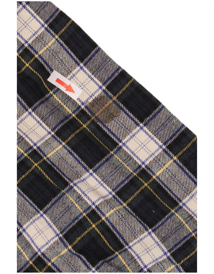 EDDIE BAUER Chemise en flanelle pour homme 2XL en coton à carreaux bleu marine