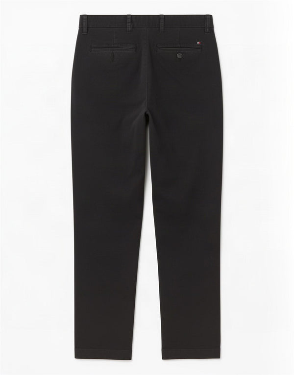 Tommy Hilfiger Pantalon Chino Slim Homme W30 L32 Coton Noir