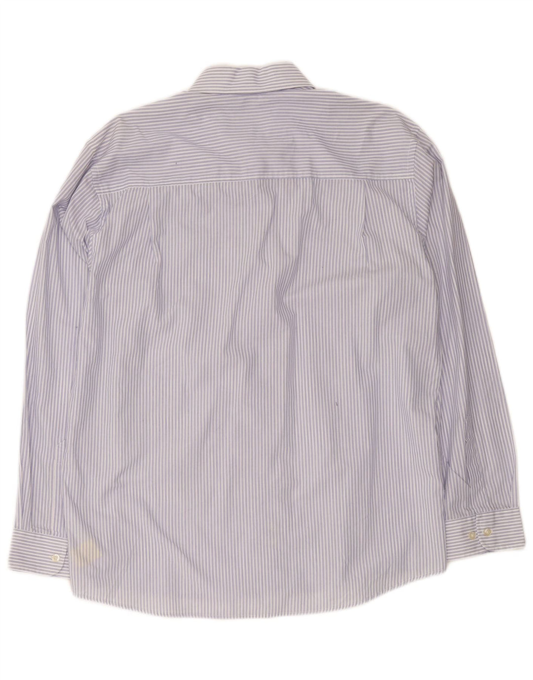 M&Co Chemise Regular Fit Homme Grand Bleu Rayé Coton Classique