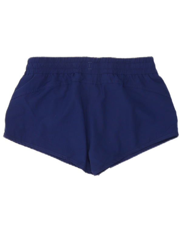 Puma Short de sport pour femme UK 12 Bleu marine moyen Polyester