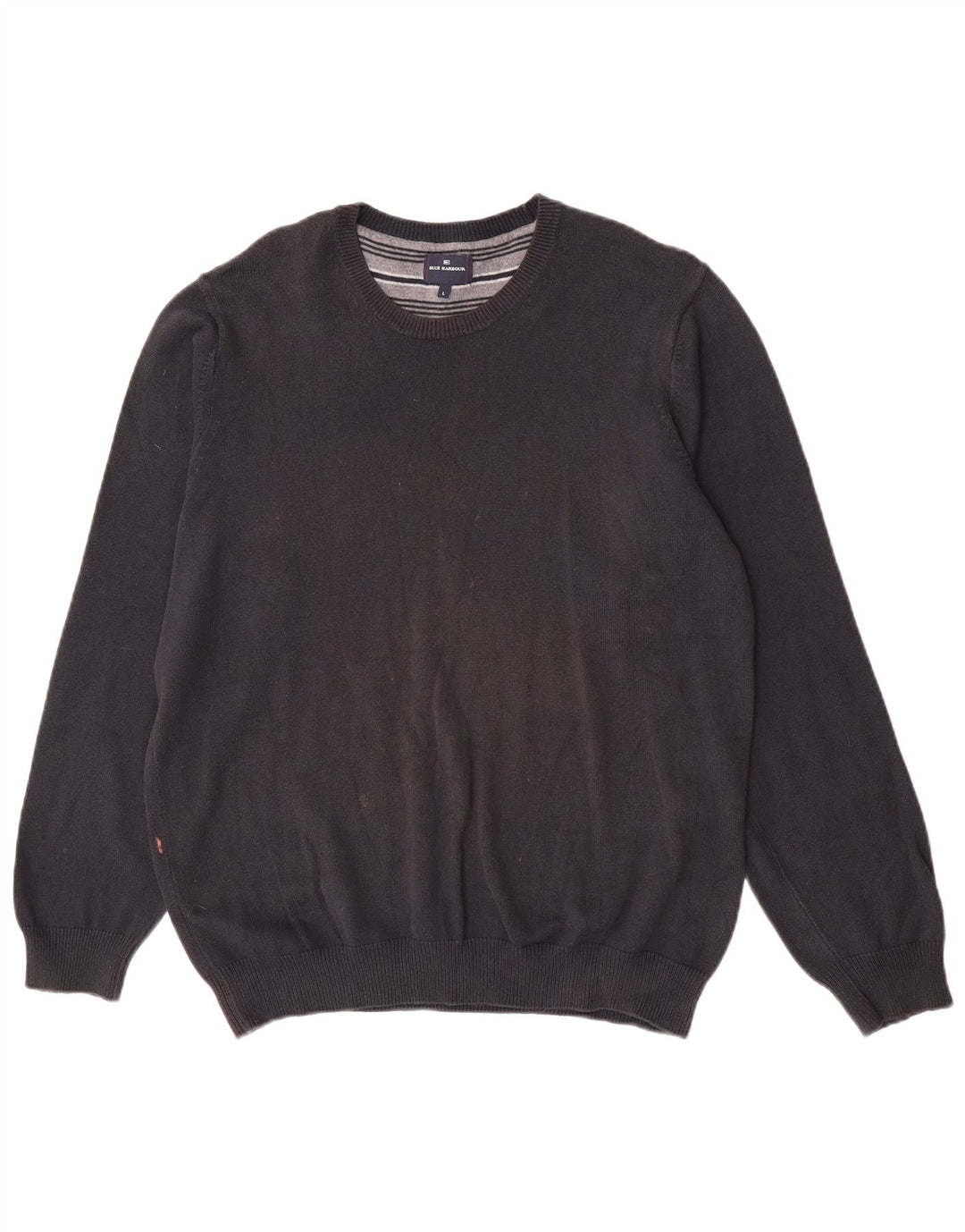 Marks & Spencer Pull à col rond Blue Harbour pour homme, grand bleu marine