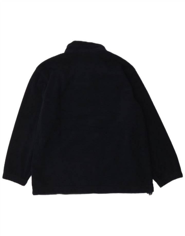 Marks & Spencer Veste polaire pour femme UK 14 Large Bleu marine Polyester