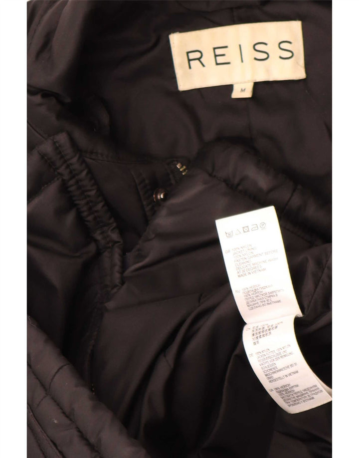 Reiss Veste matelassée pour homme UK 38 Medium Noir Nylon