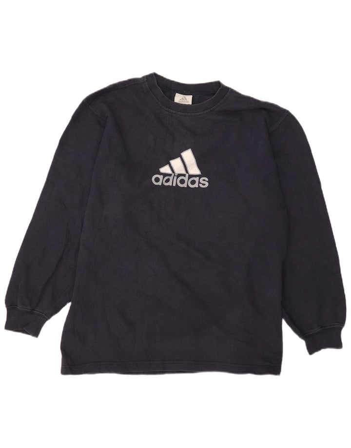 Adidas Sweat-shirt graphique garçon 15-16 ans Bleu marine
