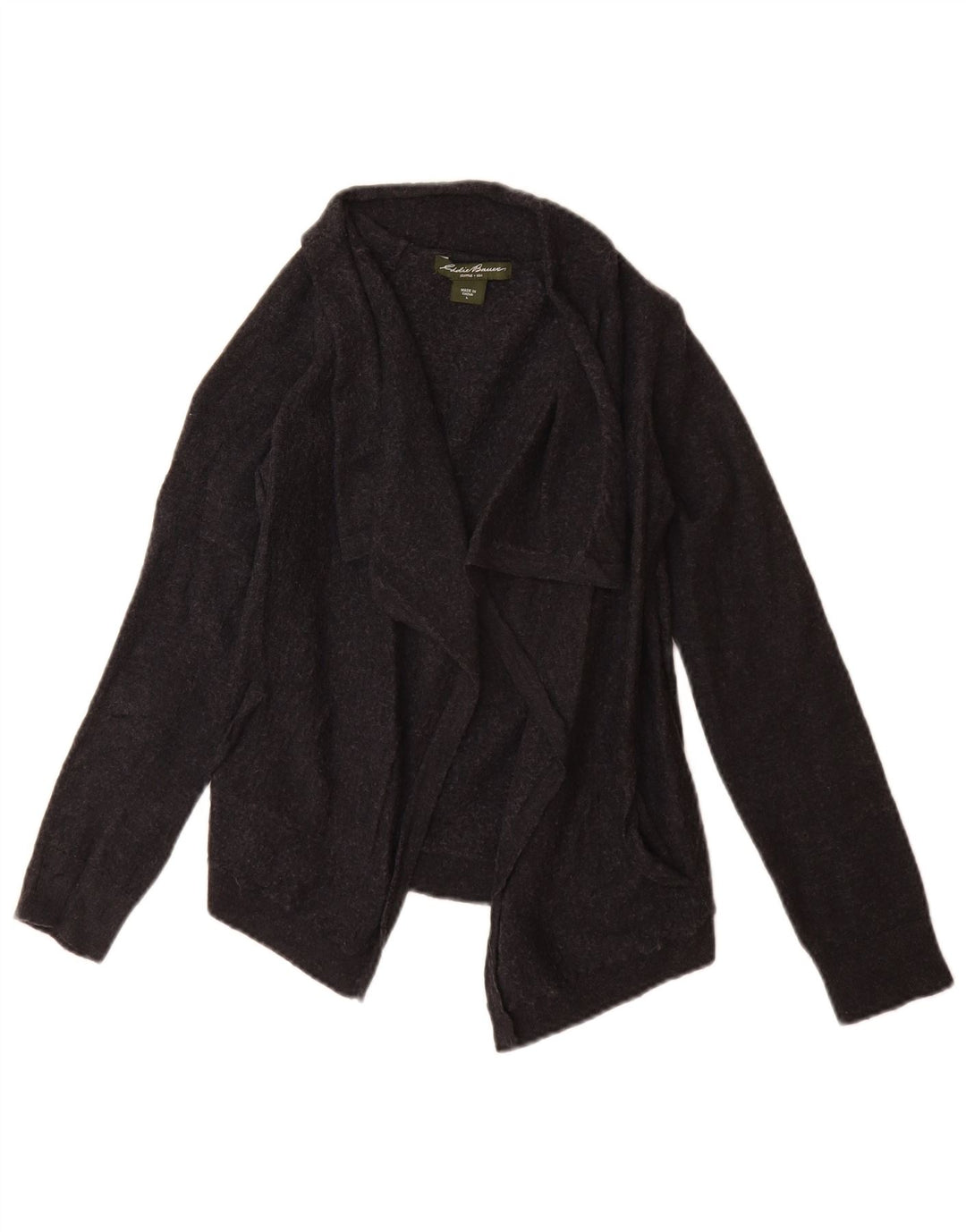 Eddie Bauer Pull Cardigan Fille 11-12 Ans Grande Laine Noire