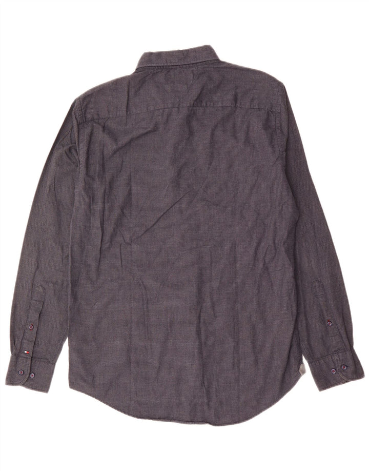 Tommy Hilfiger Chemise New York Fit Homme Gris Moyen Coton