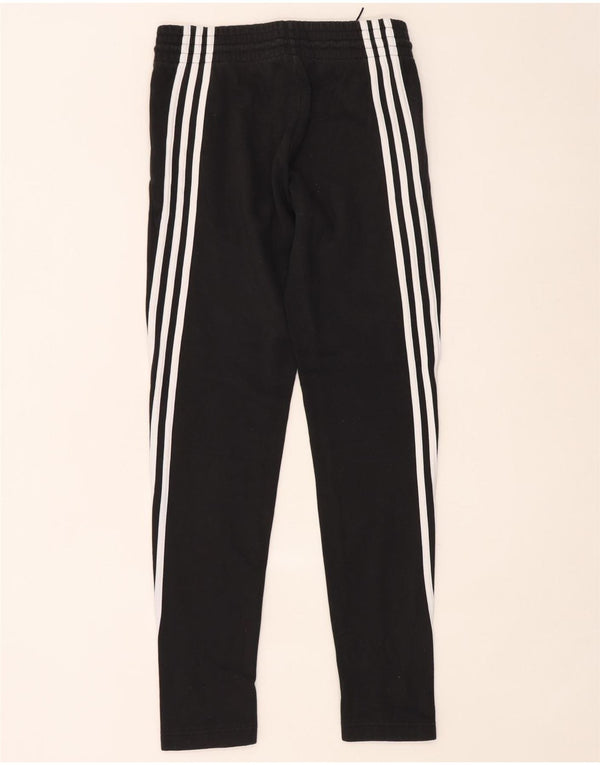 Adidas Pantalon de survêtement pour femme UK 8/10 Small Noir Coton