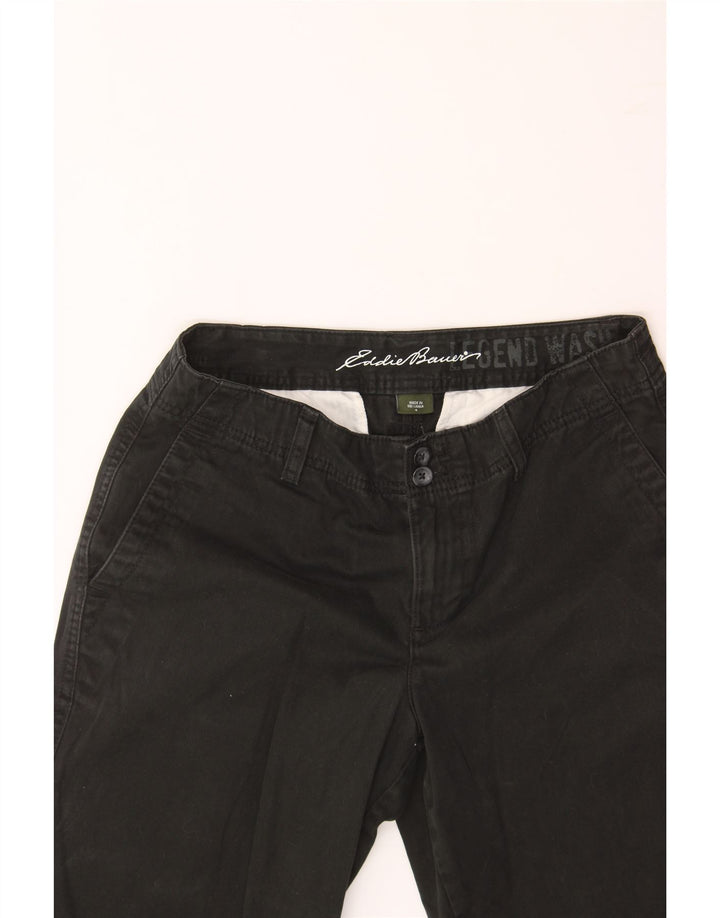 EDDIE BAUER Womens Chino Shorts US 4 Small W27 Black Cotton Vintage Eddie Bauer and Second-Hand Eddie Bauer from Messina Hembry 