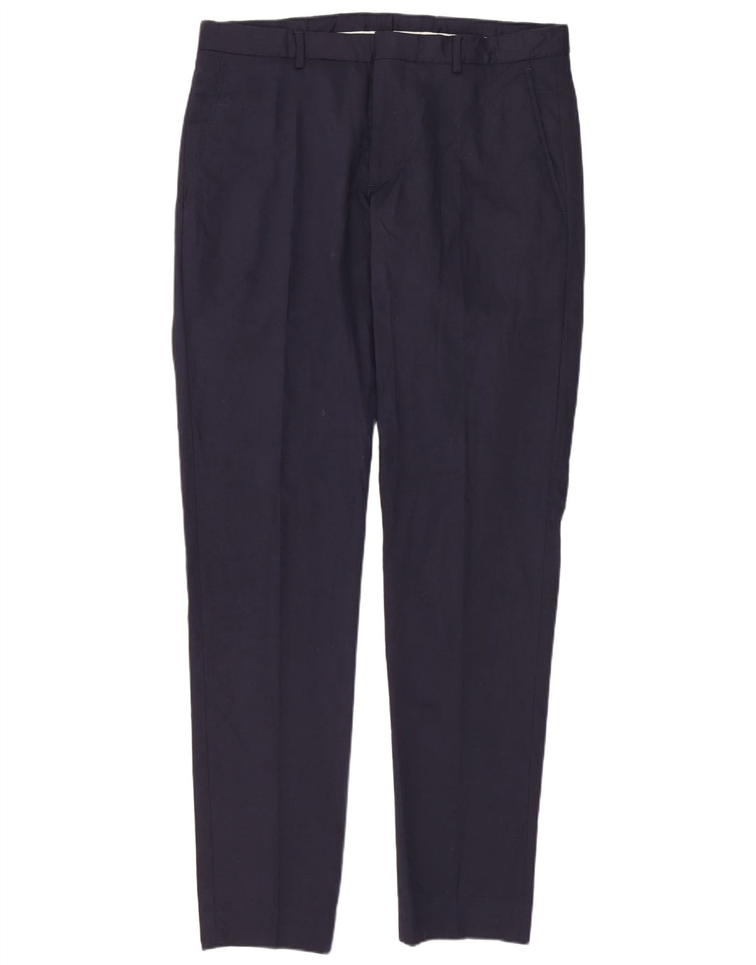 Zara Pantalon de costume slim pour homme EU 40 Medium W31 L36 Bleu marine