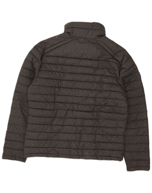 Superdry Veste matelassée homme UK 42 XL Gris Herringbone Polyester