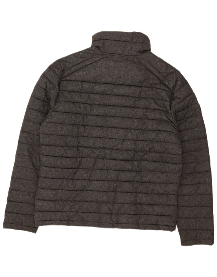Superdry Veste matelassée homme UK 42 XL Gris Herringbone Polyester