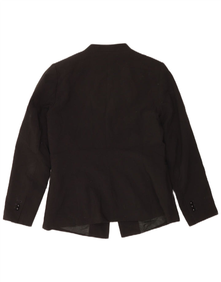 Zara Veste Blazer Femme UK 16 Large Noir Polyester