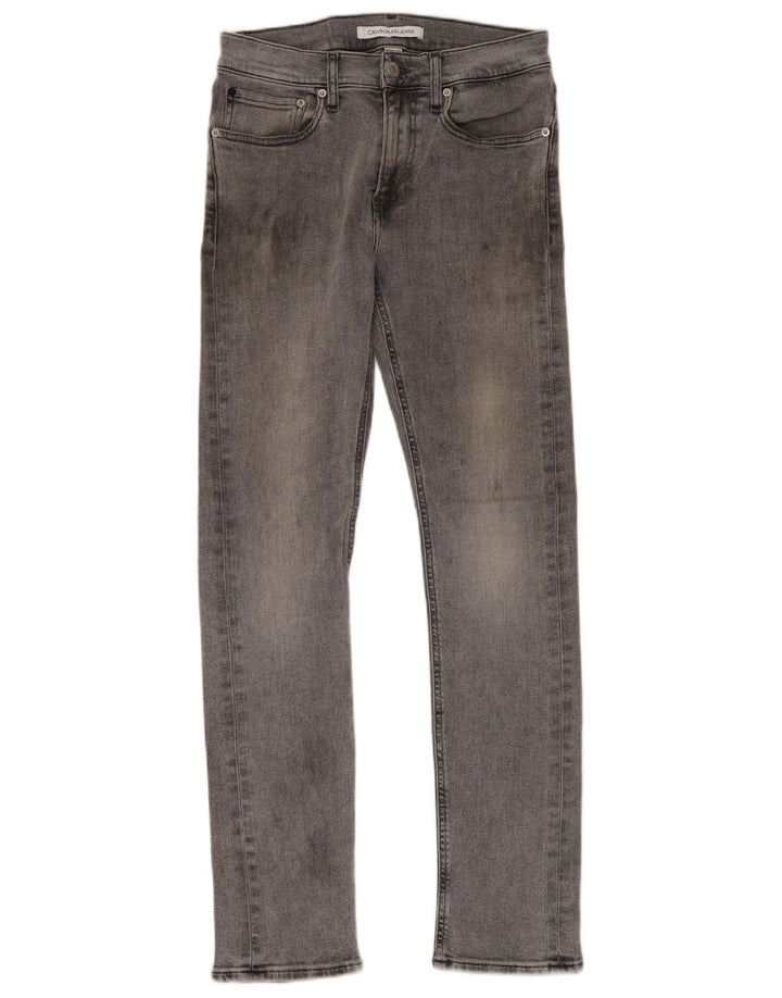 Calvin Klein Jean Slim Homme W29 L32 Gris Coton
