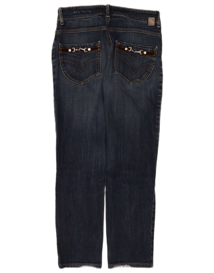 Max Mara Jean Weekend Slim Femme W28 L26 Bleu Marine Coton