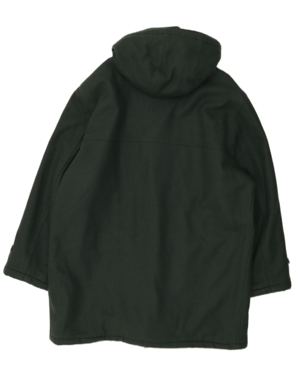 Faciba Duffle Coat à capuche pour homme IT 54 2XL Vert Laine