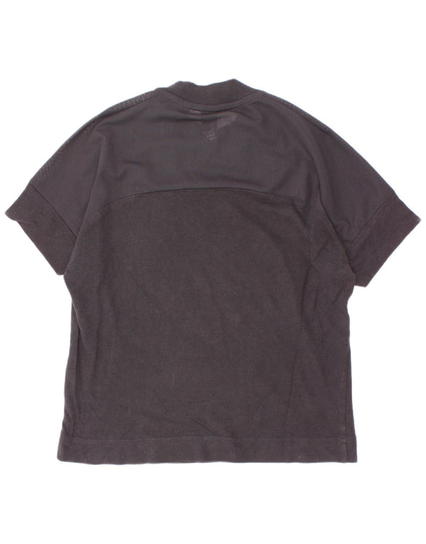 Adidas T-shirt court graphique pour femme UK 4/6 XS Noir