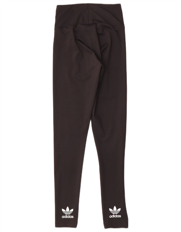 ADIDAS Leggings Femme UK 6 XS Noir