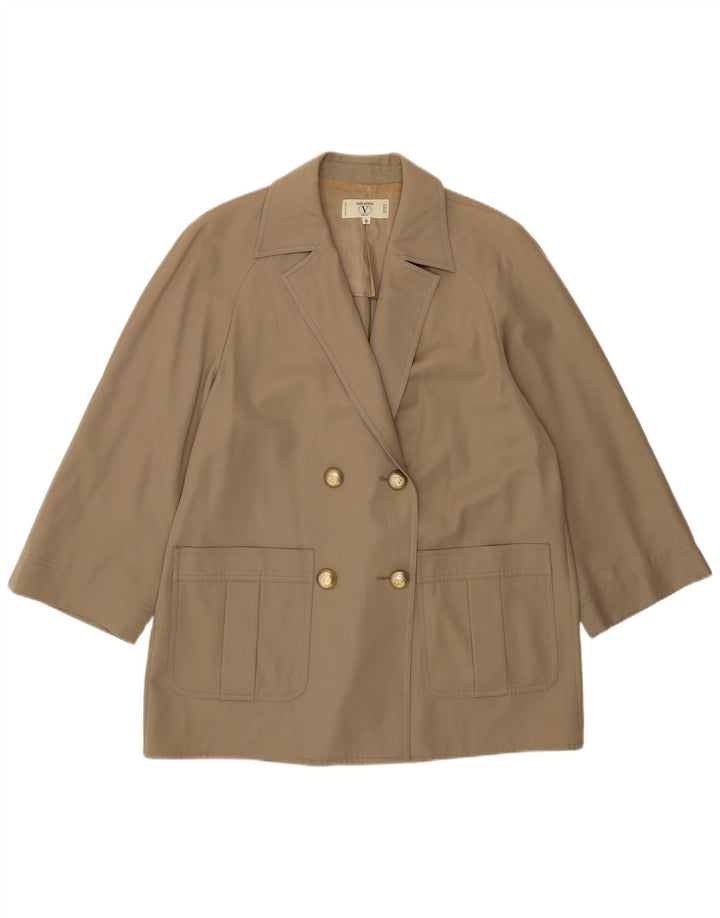Valentino Femme Miss V Veste Blazer Oversize IT 40 Petit Beige