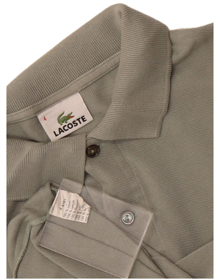 Lacoste Polo Homme Taille 4 Coton Kaki Moyen