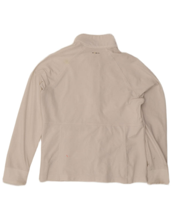 Adidas Veste de survêtement pour femme UK 16 Large Blanc Polyester