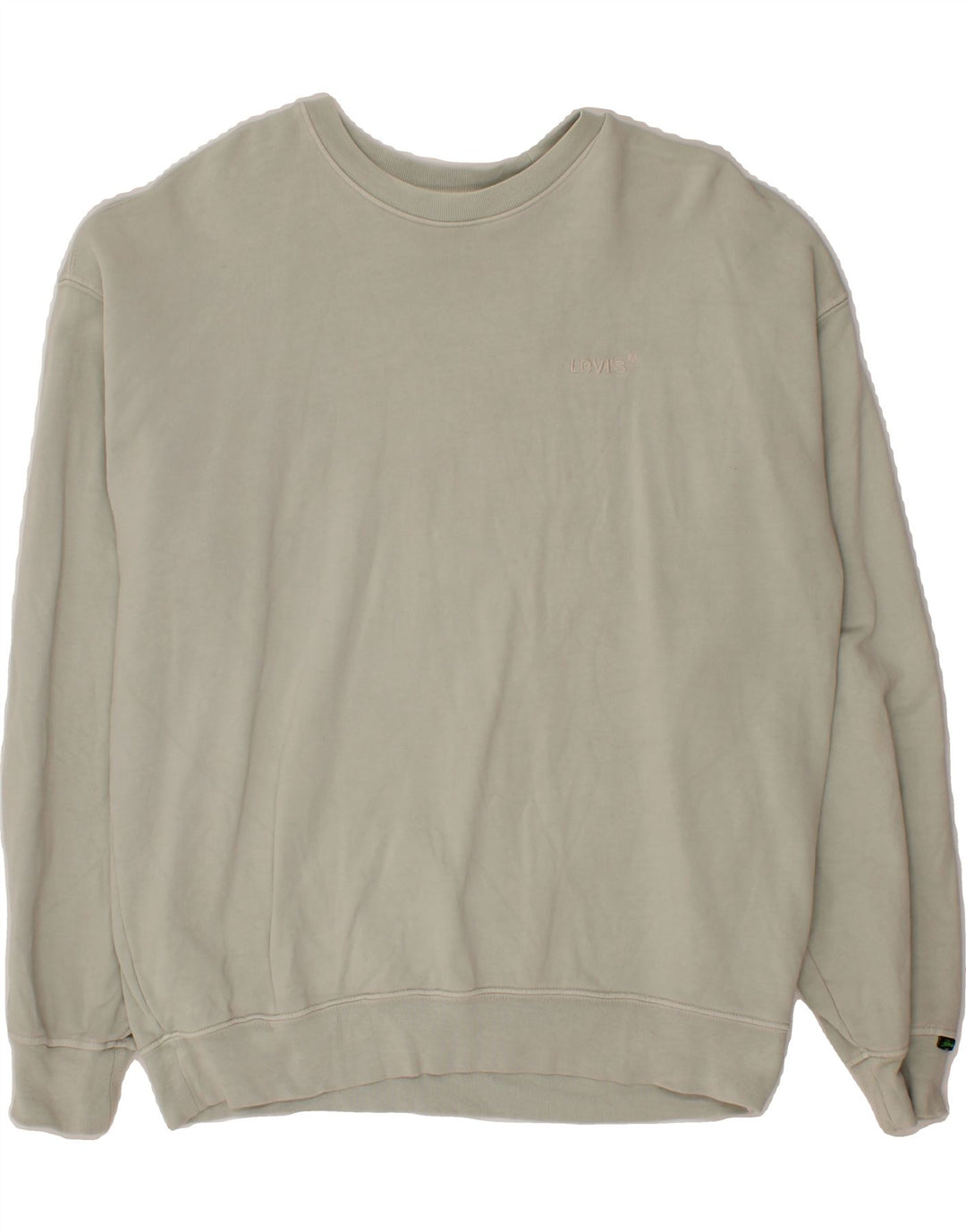 LEVI'S Mens Relaxed Fit Sweatshirt Jumper Medium Green Vintage Levi's and Second-Hand Levi's from Messina Hembry 