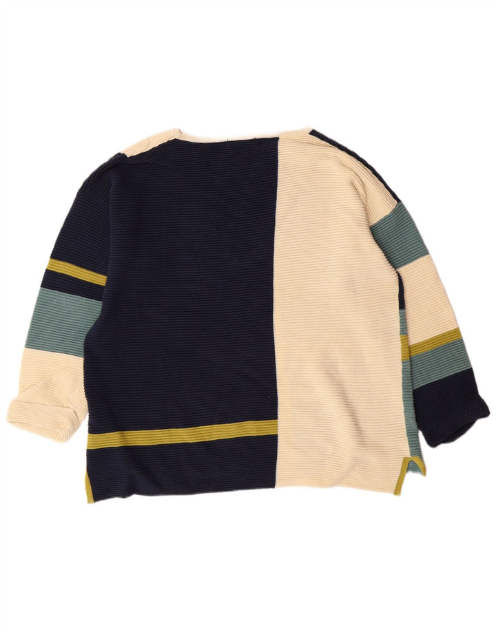 WHITE STUFF Pull col bateau pour femme UK 18 XL Multicolore