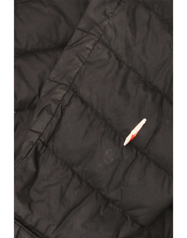 Massimo Dutti Veste matelassée pour homme UK 40 Large Noir Nylon