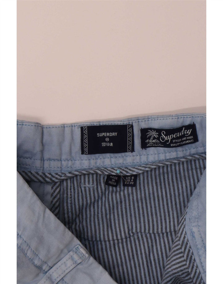 Superdry Pantalon chaud pour femme UK 8 Small W28 Bleu Coton