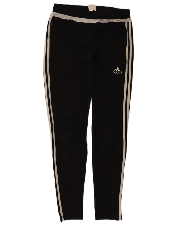 ADIDAS Pantalon de survêtement Climacool pour femme UK 8/10 Petit Noir Polyester