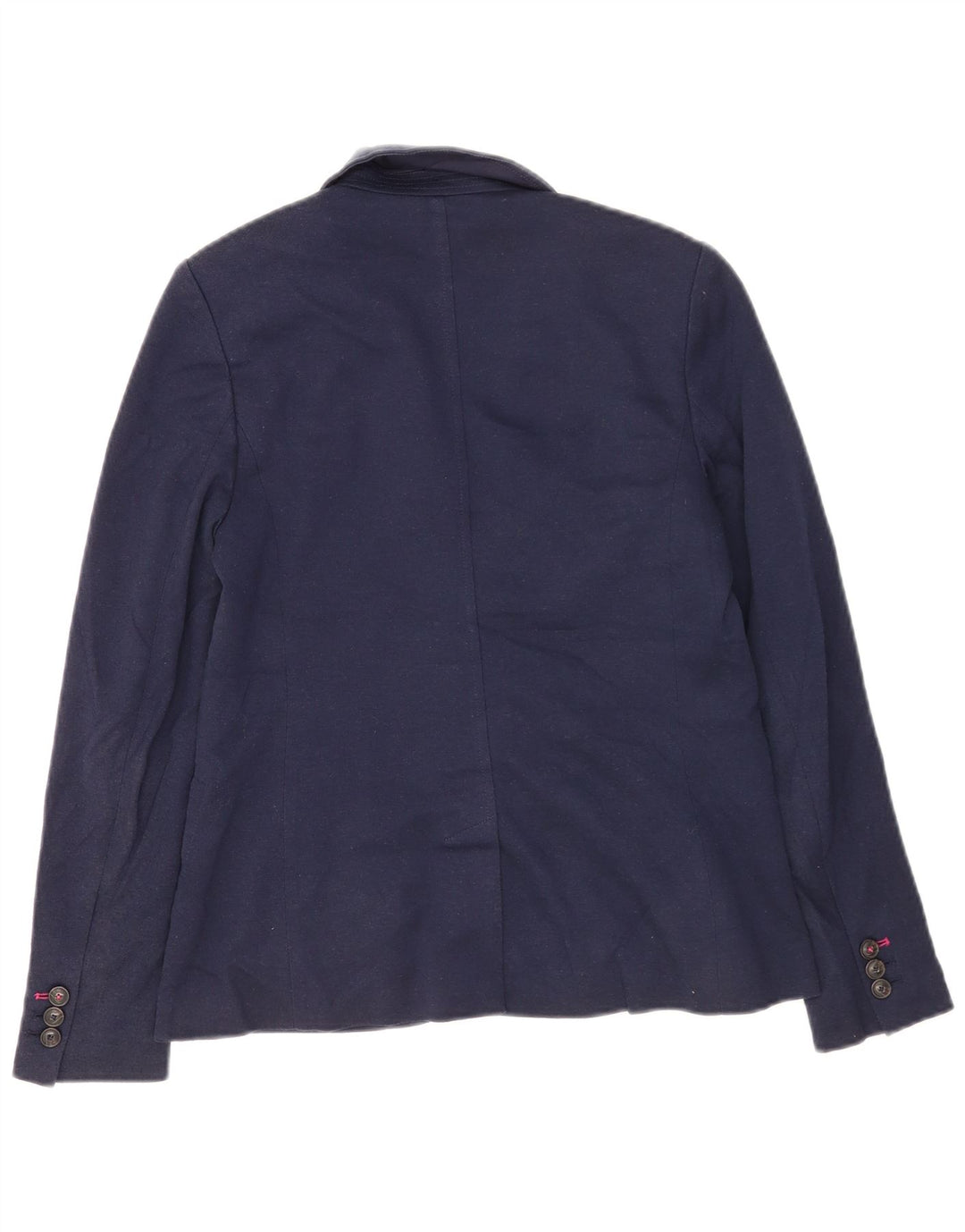 Joules Veste Blazer 2 Boutons Femme UK 10 Petit Bleu Marine Polyester