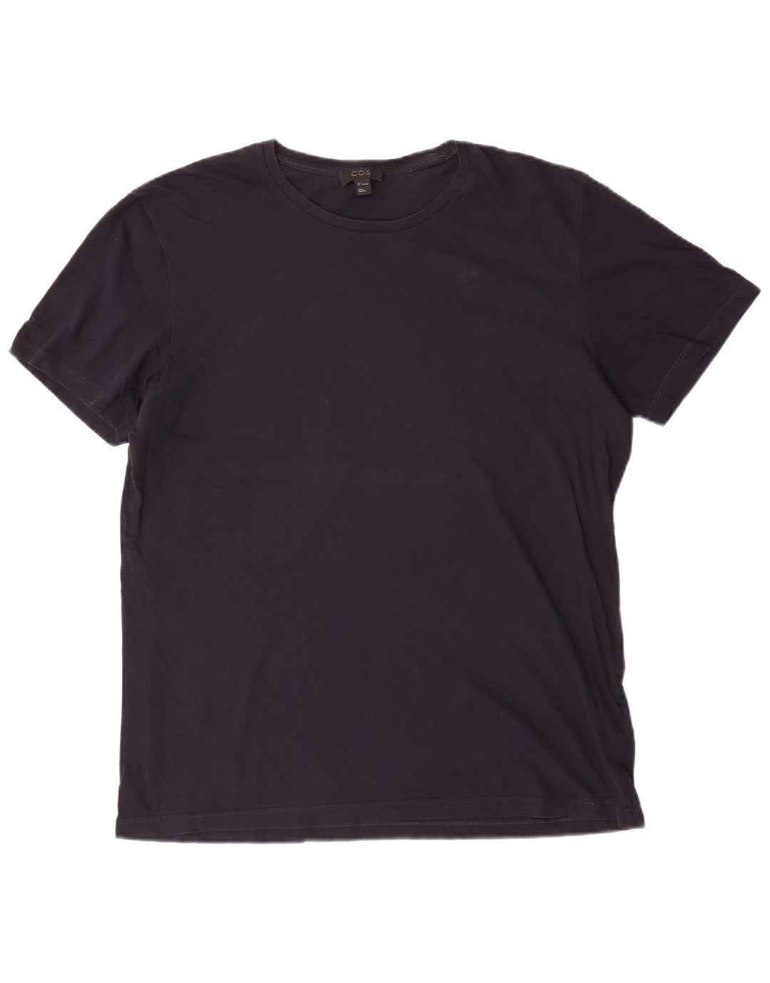 Cos T-Shirt Homme Haut Large Bleu Marine Coton